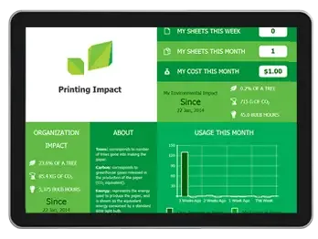 Papercut Live, Tile, UI, Mega Business Systems