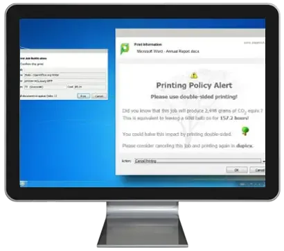 Papercut, Print Policy Alert, Mega Business Systems