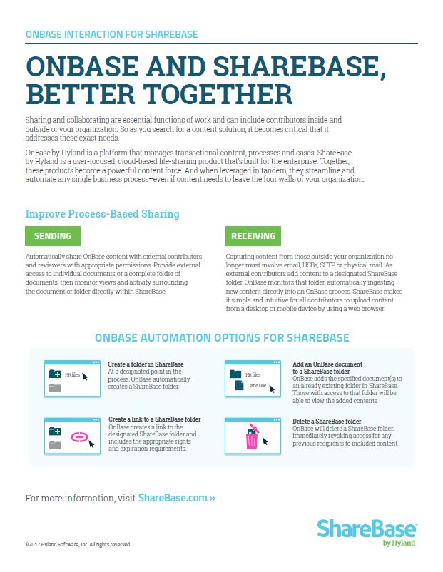 OnBase, ShareBase, Kyocera, Software, Document Management, Mega Business Systems