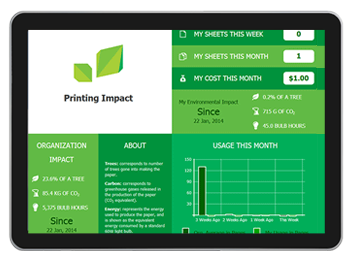 Papercut Live, Tile, UI, Mega Business Systems